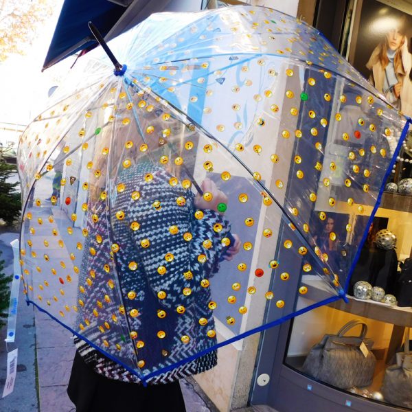 Parapluie HAPPY RAIN transparent